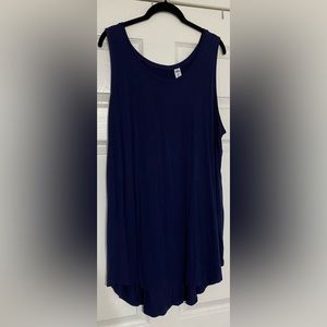 Old Navy sleeveless tunic - Size XXL Tall - Color: Navy